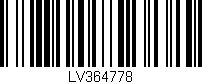 Código de barras (EAN, GTIN, SKU, ISBN): 'LV364778'