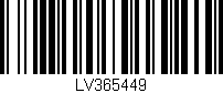 Código de barras (EAN, GTIN, SKU, ISBN): 'LV365449'