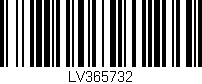 Código de barras (EAN, GTIN, SKU, ISBN): 'LV365732'