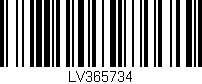 Código de barras (EAN, GTIN, SKU, ISBN): 'LV365734'