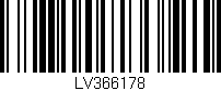 Código de barras (EAN, GTIN, SKU, ISBN): 'LV366178'
