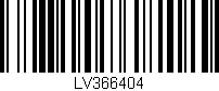 Código de barras (EAN, GTIN, SKU, ISBN): 'LV366404'