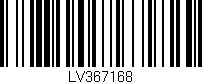 Código de barras (EAN, GTIN, SKU, ISBN): 'LV367168'