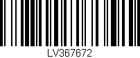 Código de barras (EAN, GTIN, SKU, ISBN): 'LV367672'