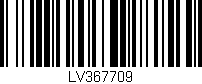 Código de barras (EAN, GTIN, SKU, ISBN): 'LV367709'