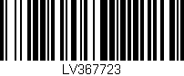 Código de barras (EAN, GTIN, SKU, ISBN): 'LV367723'
