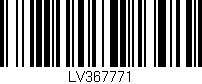 Código de barras (EAN, GTIN, SKU, ISBN): 'LV367771'