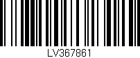 Código de barras (EAN, GTIN, SKU, ISBN): 'LV367861'