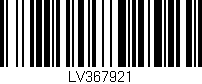 Código de barras (EAN, GTIN, SKU, ISBN): 'LV367921'