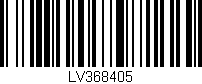 Código de barras (EAN, GTIN, SKU, ISBN): 'LV368405'