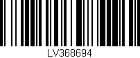Código de barras (EAN, GTIN, SKU, ISBN): 'LV368694'