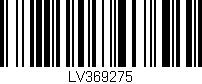 Código de barras (EAN, GTIN, SKU, ISBN): 'LV369275'