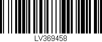 Código de barras (EAN, GTIN, SKU, ISBN): 'LV369458'