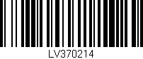 Código de barras (EAN, GTIN, SKU, ISBN): 'LV370214'