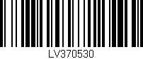 Código de barras (EAN, GTIN, SKU, ISBN): 'LV370530'