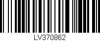 Código de barras (EAN, GTIN, SKU, ISBN): 'LV370862'