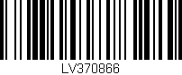 Código de barras (EAN, GTIN, SKU, ISBN): 'LV370866'