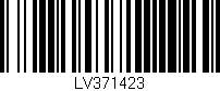 Código de barras (EAN, GTIN, SKU, ISBN): 'LV371423'