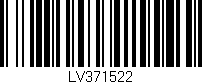 Código de barras (EAN, GTIN, SKU, ISBN): 'LV371522'