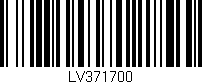 Código de barras (EAN, GTIN, SKU, ISBN): 'LV371700'