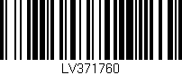 Código de barras (EAN, GTIN, SKU, ISBN): 'LV371760'