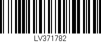 Código de barras (EAN, GTIN, SKU, ISBN): 'LV371782'