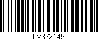 Código de barras (EAN, GTIN, SKU, ISBN): 'LV372149'