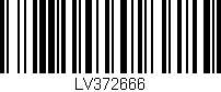 Código de barras (EAN, GTIN, SKU, ISBN): 'LV372666'