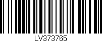 Código de barras (EAN, GTIN, SKU, ISBN): 'LV373765'
