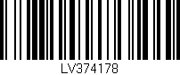 Código de barras (EAN, GTIN, SKU, ISBN): 'LV374178'