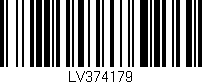 Código de barras (EAN, GTIN, SKU, ISBN): 'LV374179'