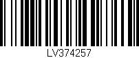 Código de barras (EAN, GTIN, SKU, ISBN): 'LV374257'