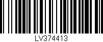 Código de barras (EAN, GTIN, SKU, ISBN): 'LV374413'