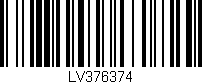 Código de barras (EAN, GTIN, SKU, ISBN): 'LV376374'