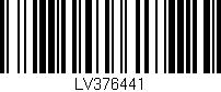 Código de barras (EAN, GTIN, SKU, ISBN): 'LV376441'
