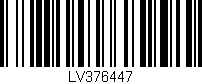 Código de barras (EAN, GTIN, SKU, ISBN): 'LV376447'