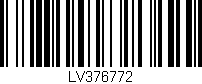Código de barras (EAN, GTIN, SKU, ISBN): 'LV376772'