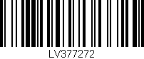 Código de barras (EAN, GTIN, SKU, ISBN): 'LV377272'