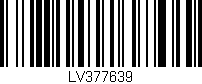 Código de barras (EAN, GTIN, SKU, ISBN): 'LV377639'