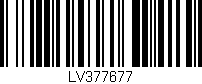 Código de barras (EAN, GTIN, SKU, ISBN): 'LV377677'