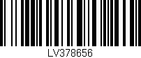 Código de barras (EAN, GTIN, SKU, ISBN): 'LV378656'