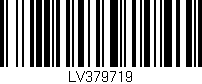 Código de barras (EAN, GTIN, SKU, ISBN): 'LV379719'