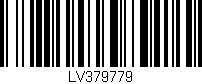 Código de barras (EAN, GTIN, SKU, ISBN): 'LV379779'