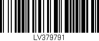 Código de barras (EAN, GTIN, SKU, ISBN): 'LV379791'