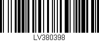 Código de barras (EAN, GTIN, SKU, ISBN): 'LV380398'