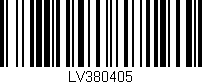 Código de barras (EAN, GTIN, SKU, ISBN): 'LV380405'