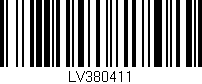 Código de barras (EAN, GTIN, SKU, ISBN): 'LV380411'