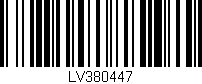 Código de barras (EAN, GTIN, SKU, ISBN): 'LV380447'