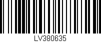 Código de barras (EAN, GTIN, SKU, ISBN): 'LV380635'