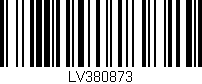 Código de barras (EAN, GTIN, SKU, ISBN): 'LV380873'
